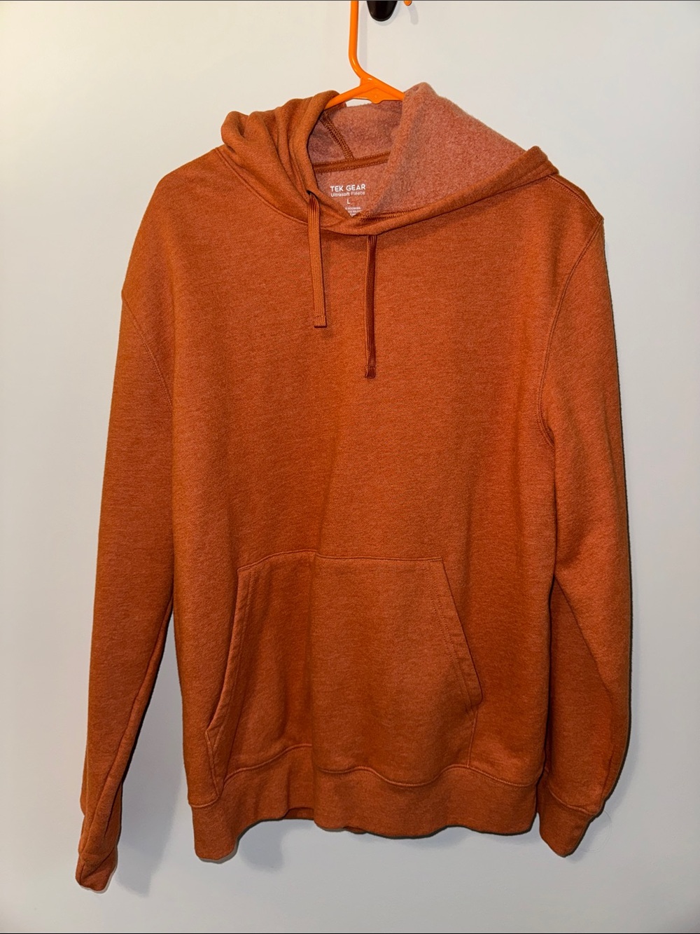 tek gear Rust Orange Pullover Hoodie